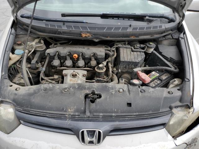 2HGFG12687H558943 - 2007 HONDA CIVIC LX SILVER photo 11