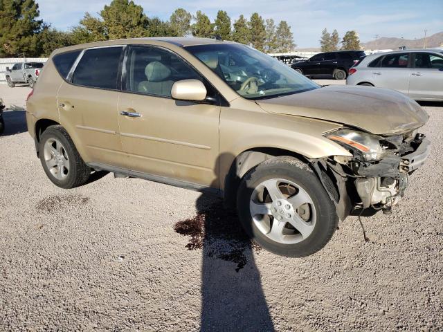 JN8AZ08TX4W200304 - 2004 NISSAN MURANO SL GOLD photo 4