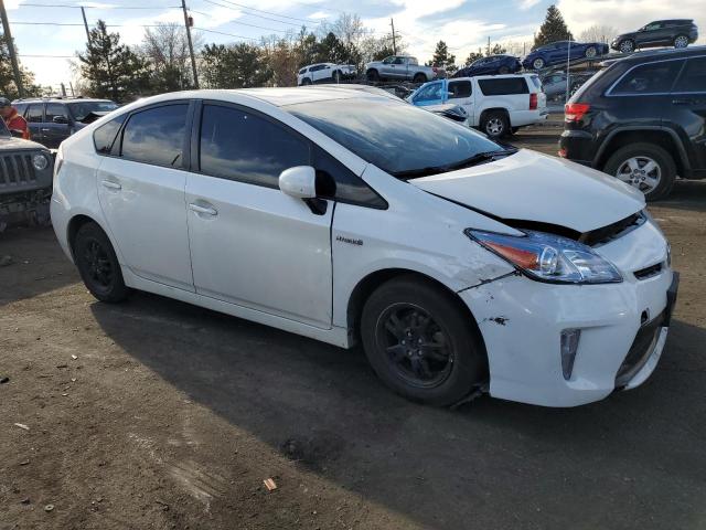 JTDKN3DU1C5510499 - 2012 TOYOTA PRIUS WHITE photo 4