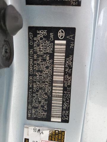 JTKDE177370205276 - 2007 TOYOTA SCION TC 蓝色 照片 12