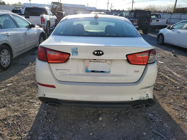 5XXGM4A75EG310088 - 2014 KIA OPTIMA LX WHITE photo 6