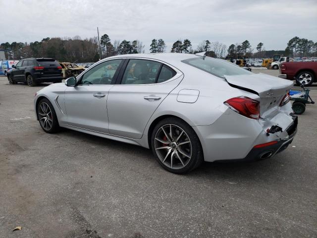 KMTG34LE2KU030294 - 2019 GENESIS G70 PRESTIGE SILVER photo 2