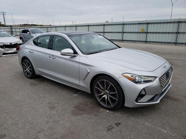 KMTG34LE2KU030294 - 2019 GENESIS G70 PRESTIGE SILVER photo 4