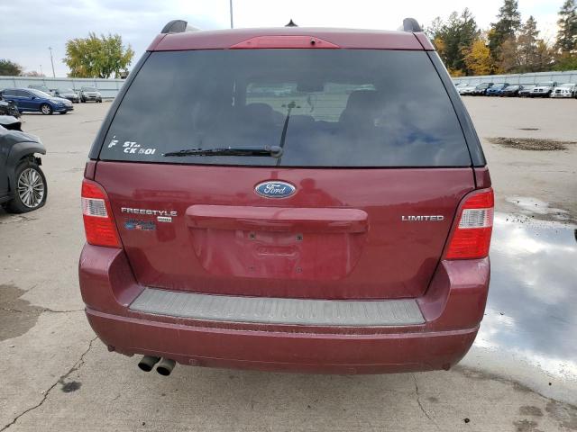 1FMDK06137GA23006 - 2007 FORD FREESTYLE LIMITED BURGUNDY photo 6