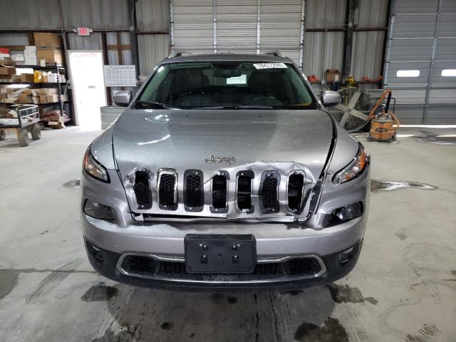 1C4PJLDB7GW221725 - 2016 JEEP CHEROKEE LIMITED SILVER photo 5