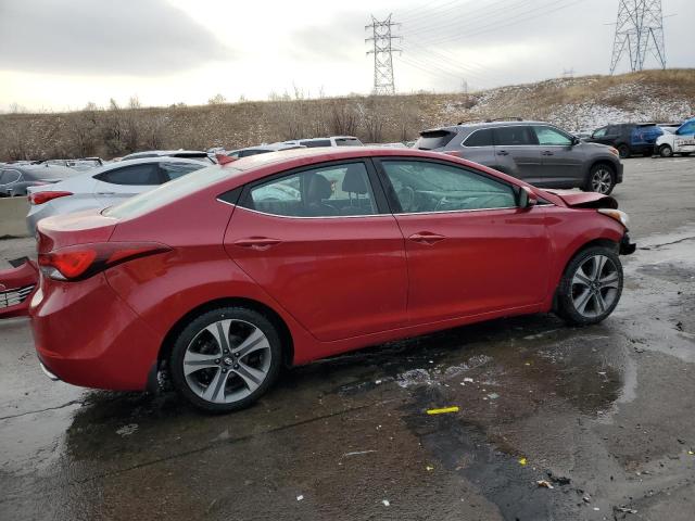 KMHDH4AH9FU349239 - 2015 HYUNDAI ELANTRA SE RED photo 3