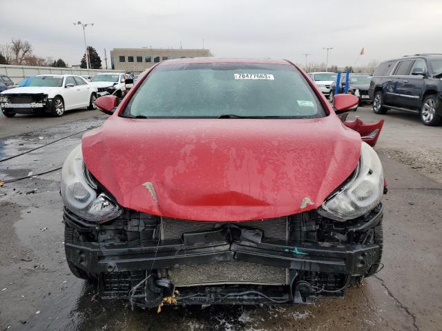 KMHDH4AH9FU349239 - 2015 HYUNDAI ELANTRA SE RED photo 5