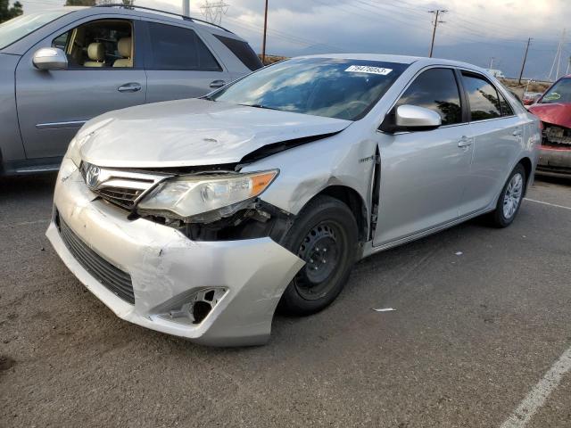 4T1BD1FK6CU061258 - 2012 TOYOTA CAMRY HYBRID SILVER photo 1