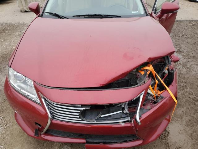 JTHBK1GG4E2124391 - 2014 LEXUS ES 350 RED photo 11