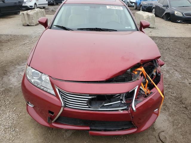 JTHBK1GG4E2124391 - 2014 LEXUS ES 350 RED photo 5