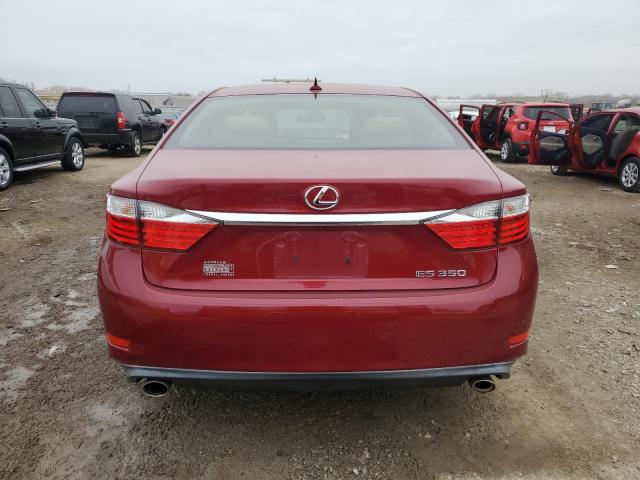 JTHBK1GG4E2124391 - 2014 LEXUS ES 350 RED photo 6