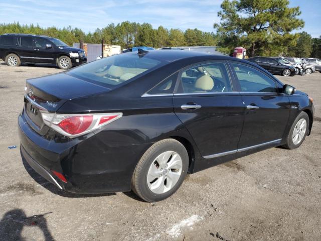 KMHEC4A48EA117103 - 2014 HYUNDAI SONATA HYBRID BLACK photo 3