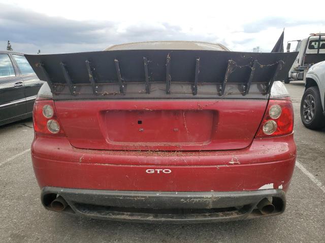 6G2VX12G14L296837 - 2004 PONTIAC GTO TWO TONE photo 6