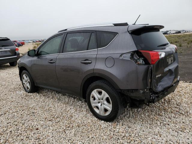 JTMZFREV2FJ040971 - 2015 TOYOTA RAV4 LE GRAY photo 2