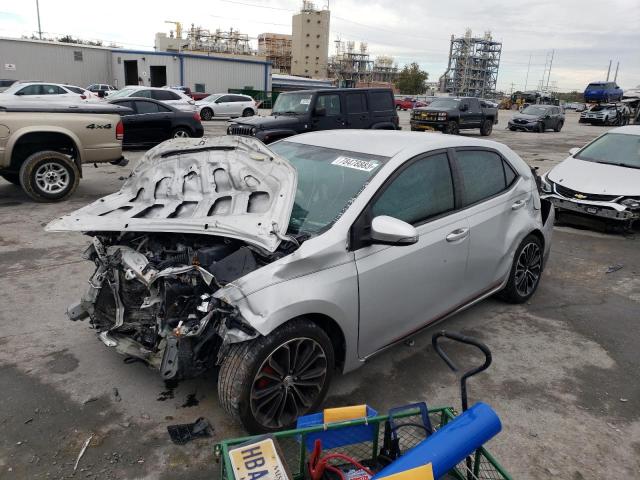 2T1BURHE8FC417608 - 2015 TOYOTA COROLLA L SILVER photo 1