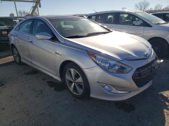 KMHEC4A45CA040252 - 2012 HYUNDAI SONATA HYBRID SILVER photo 4