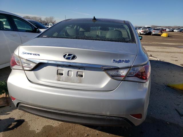 KMHEC4A45CA040252 - 2012 HYUNDAI SONATA HYBRID SILVER photo 6