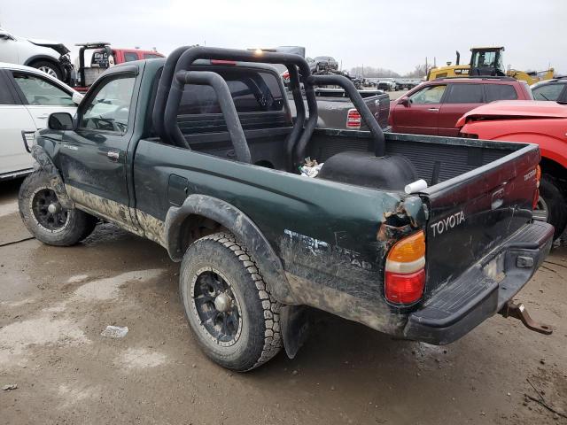 5TEPM62NX2Z084796 - 2002 TOYOTA TACOMA GREEN photo 2