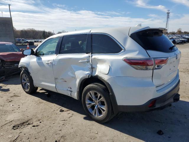 5TDBKRFH5ES050806 - 2014 TOYOTA HIGHLANDER LE WHITE photo 2