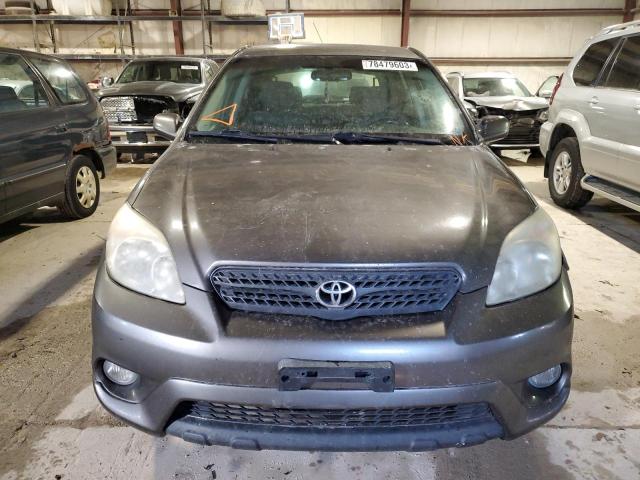 2T1KR32E95C477435 - 2005 TOYOTA COROLLA MA XR GRAY photo 5