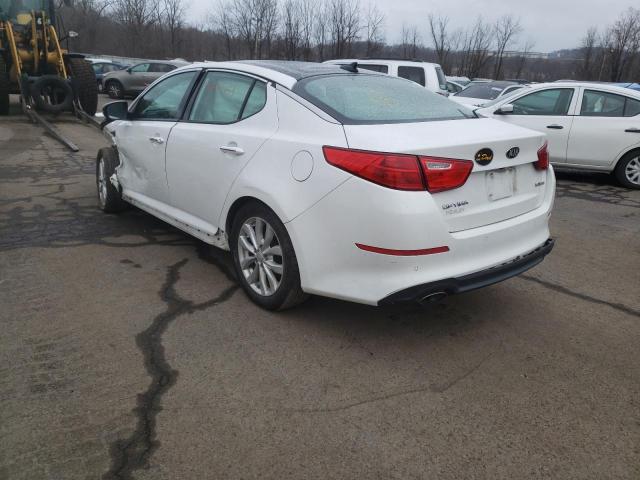 5XXGN4A71FG472024 - 2015 KIA OPTIMA EX WHITE photo 2