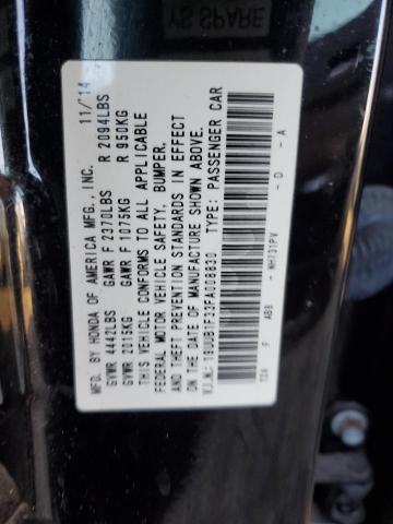 19UUB1F33FA008830 - 2015 ACURA TLX BLACK photo 12