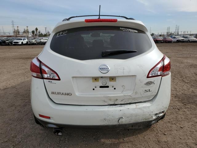 JN8AZ1MUXDW208181 - 2013 NISSAN MURANO S WHITE photo 6