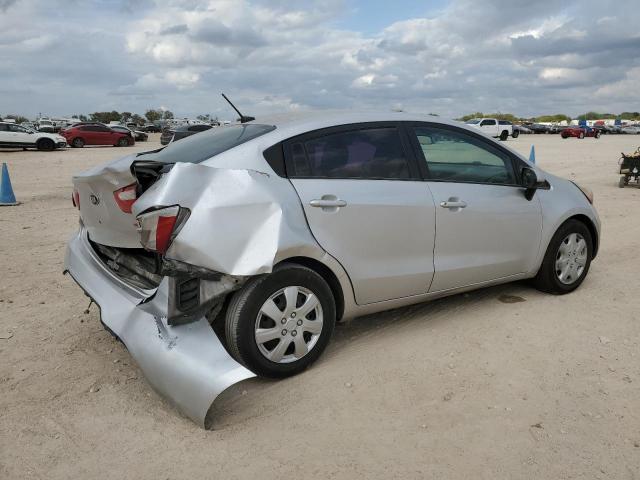 KNADM4A39F6494898 - 2015 KIA RIO LX SILVER photo 3