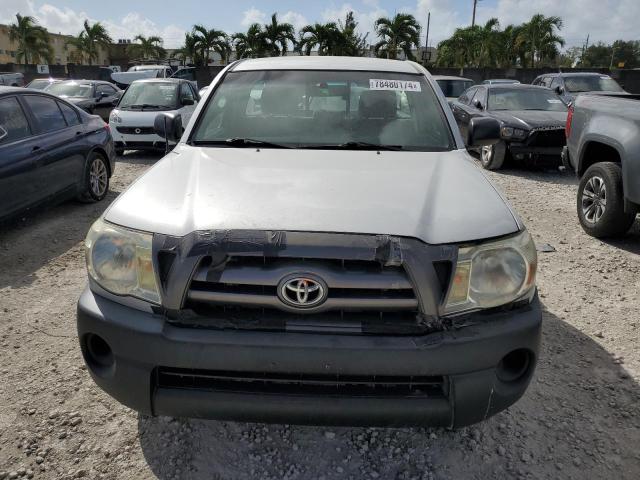 5TENX4CN6AZ694114 - 2010 TOYOTA TACOMA SILVER photo 5