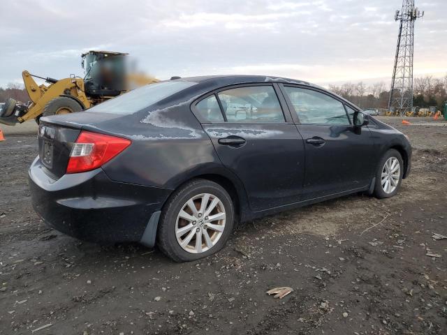 2HGFB2F97CH515908 - 2012 HONDA CIVIC EXL შავი ფოტო 3