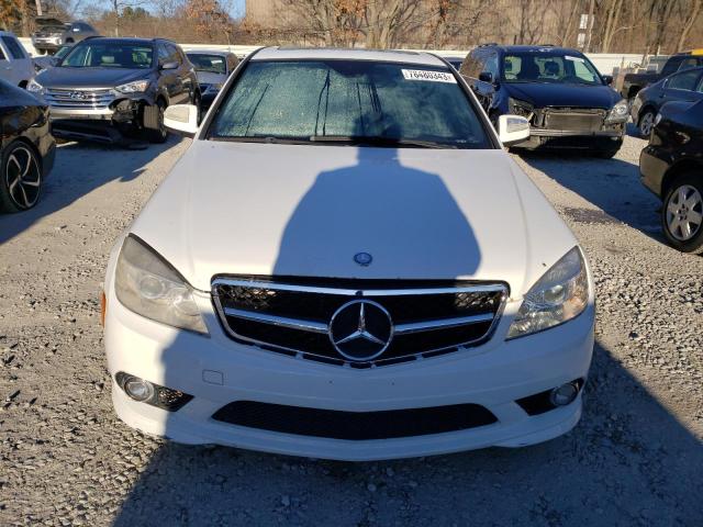 WDDGF54X79R064763 - 2009 MERCEDES-BENZ C 300 WHITE photo 5