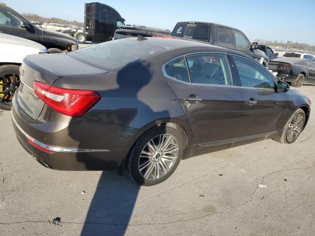 KNALN4D74E5126866 - 2014 KIA CADENZA PREMIUM BROWN photo 3