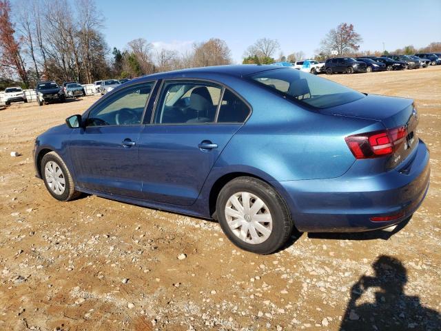 3VW167AJ5GM398376 - 2016 VOLKSWAGEN JETTA S BLUE photo 2