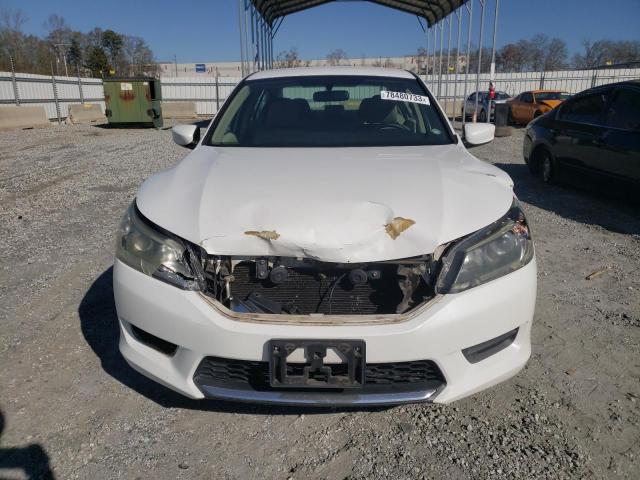 1HGCR2F33EA291533 - 2014 HONDA ACCORD LX WHITE photo 5