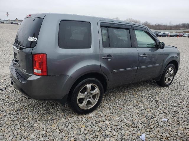 5FNYF4H24DB503455 - 2013 HONDA PILOT LX GRAY photo 3