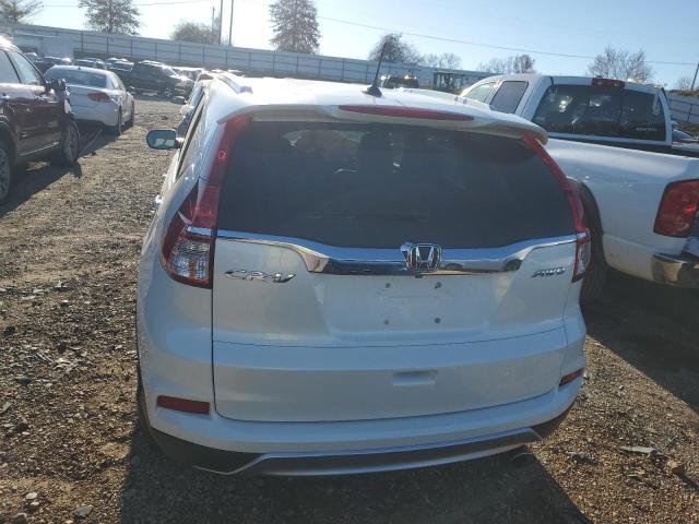 5J6RM4H78FL065796 - 2015 HONDA CR-V EXL WHITE photo 6