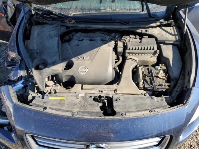 1N4AA5APXCC841598 - 2012 NISSAN MAXIMA S BLUE photo 11