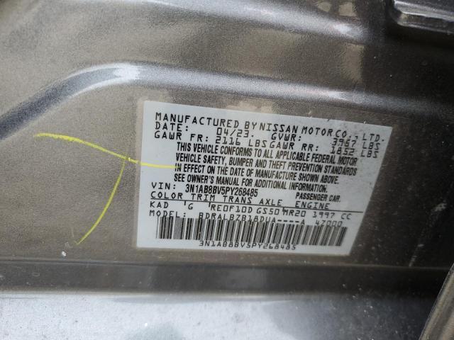 3N1AB8BV5PY268485 - 2023 NISSAN SENTRA S GRAY photo 13