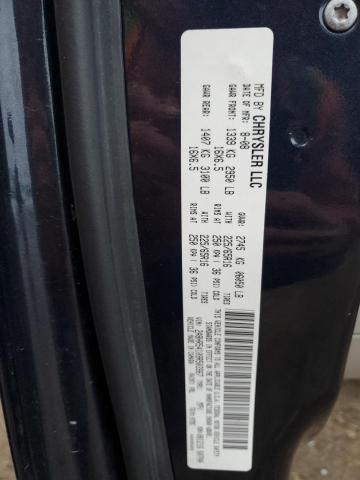 2A8HR54109R503967 - 2009 CHRYSLER TOWN & COU TOURING BLUE photo 13