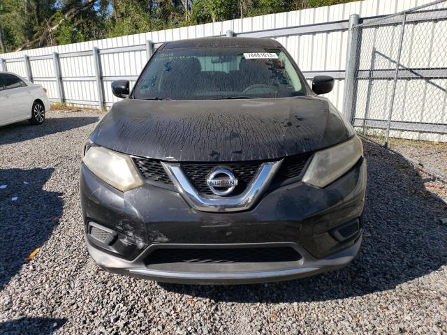 KNMAT2MT4GP612358 - 2016 NISSAN ROGUE S BLACK photo 5