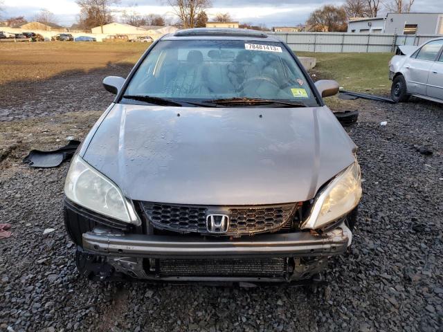 1HGEM22004L050700 - 2004 HONDA CIVIC EX GRAY photo 5