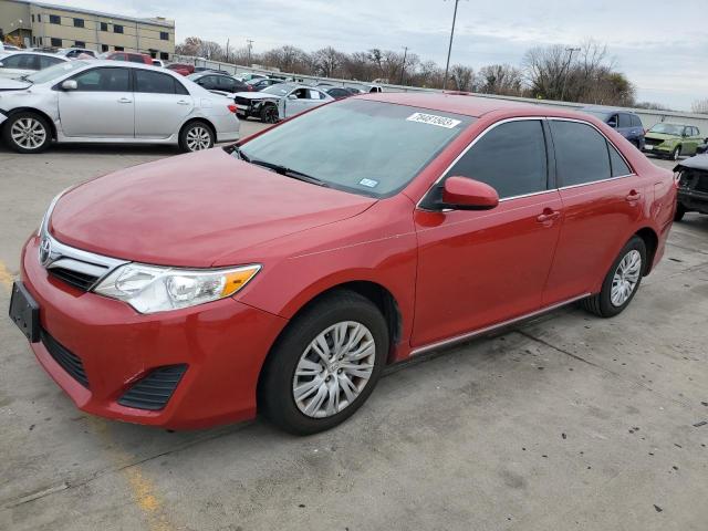 4T4BF1FK3CR255634 - 2012 TOYOTA CAMRY BASE RED photo 1