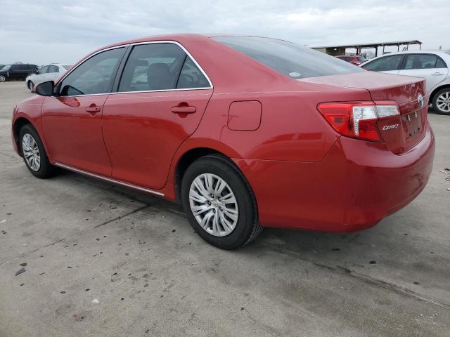 4T4BF1FK3CR255634 - 2012 TOYOTA CAMRY BASE RED photo 2