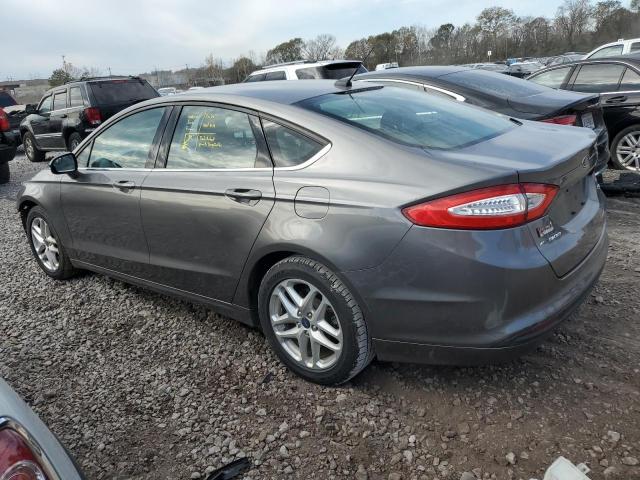 3FA6P0H74ER160127 - 2014 FORD FUSION SE GRAY photo 2