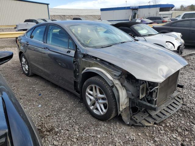 3FA6P0H74ER160127 - 2014 FORD FUSION SE GRAY photo 4