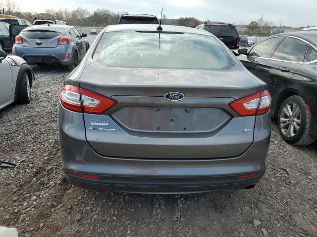 3FA6P0H74ER160127 - 2014 FORD FUSION SE GRAY photo 6