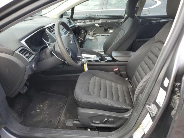 3FA6P0H74ER160127 - 2014 FORD FUSION SE GRAY photo 7