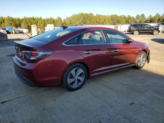 KMHE34L17GA017161 - 2016 HYUNDAI SONATA HYBRID RED photo 3