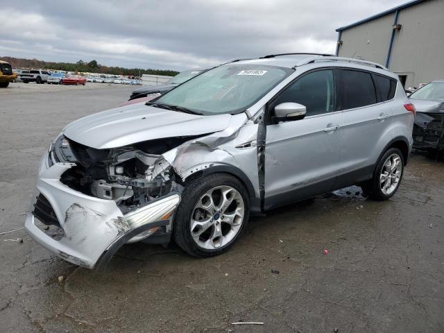 1FMCU0J91EUD91296 - 2014 FORD ESCAPE TITANIUM SILVER photo 1