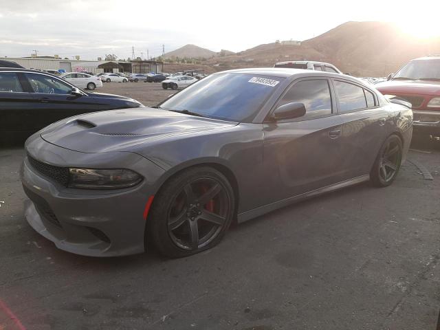 2C3CDXL9XJH205797 - 2018 DODGE CHARGER SRT HELLCAT GRAY photo 1